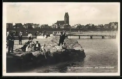 AK Cuxhaven, Partie am Döser Seedeich