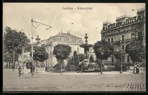 AK Aachen, Kaiserplatz
