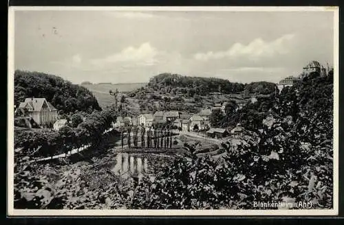 AK Blankenheim /Ahr, Ortsansicht mit Panorama