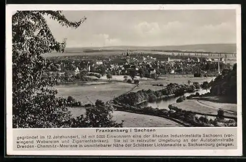AK Frankenberg / Sachsen, Gesamtansicht