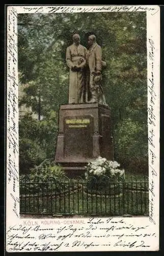 AK Köln, Kolping-Denkmal