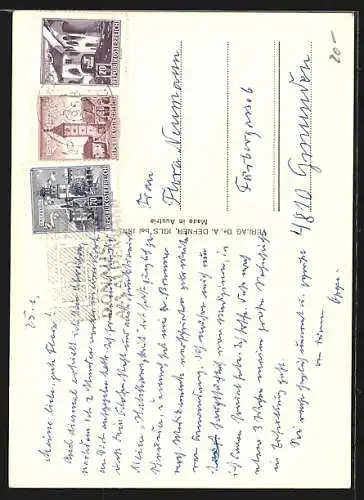 Foto-AK Adalbert Defner: Igls /Tirol, Heiligwasser