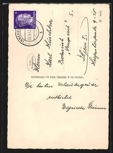 Foto-AK Adalbert Defner: Innsbruck, Ortspartie