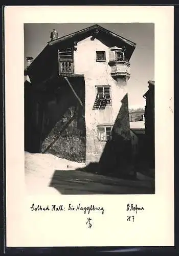 Foto-AK Adalbert Defner: Hall, Die Nagelburg im Sonnenschein