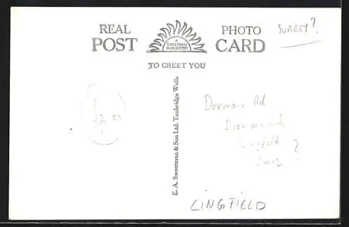 AK Lingfield, F. S. H. F. Rest Home, Claridge House