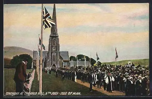 AK St. John`s, Ceremony at Tynwald Hill, 5th July