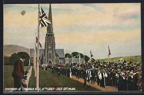 AK St. John`s, Ceremony at Tynwald Hill, 5th July