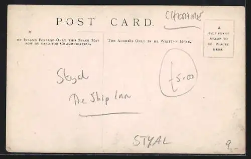 Foto-AK Styal, The Ship Inn