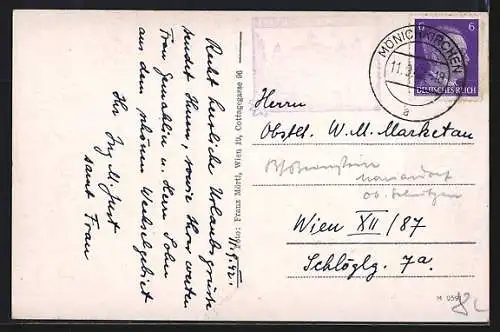 AK Mönichkirchen am Wechsel, Pension Notter, Tauchen