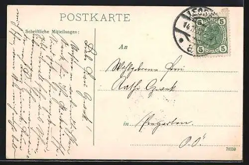 AK Leoben, Passanten in der Franz-Josef-Strasse