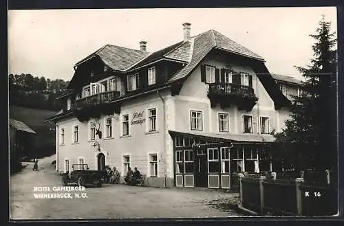 AK Wienerbruck /N. Ö., Hotel Gamsjäger
