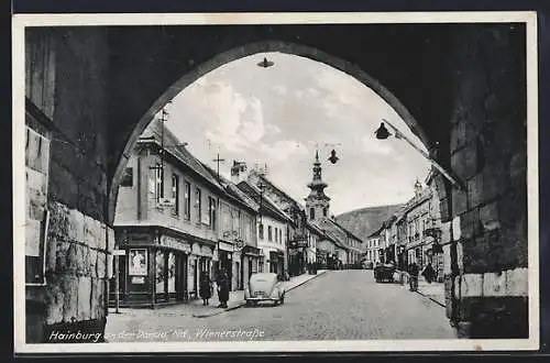 AK Hainburg an der Donau, Wienerstrasse