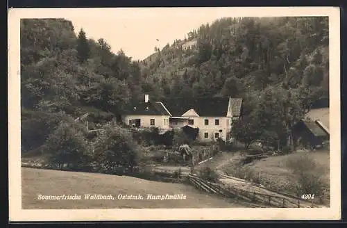 AK Waldbach /Ost-Steiermark, Gasthaus Kumpfmühle
