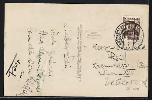 AK Hatzendorf /Oststeiermark, Teilansicht mit Strassenpartie