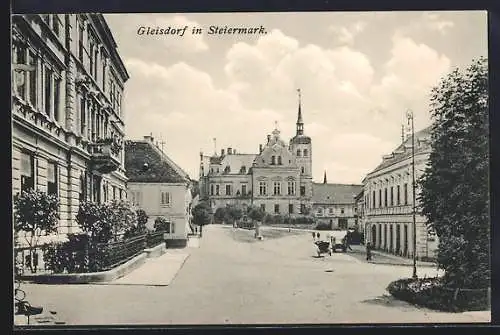 AK Gleisdorf, Ortsansicht