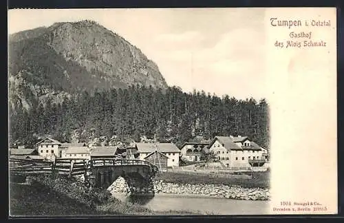 AK Tumpen i. Oetztal, Gasthof des Alois Schmalz