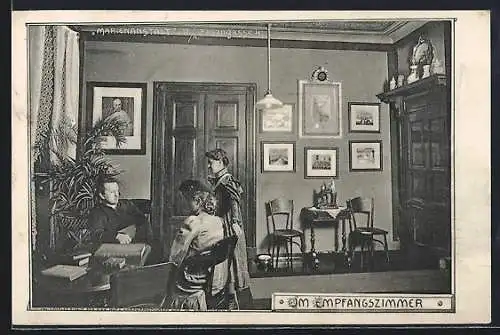 AK Wien, Marienanstalt, Im Empfangszimmer, Empfangsgespräch