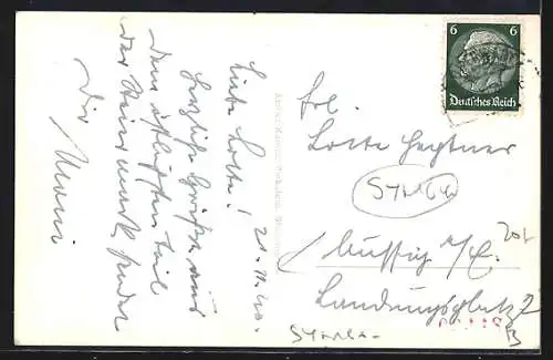 AK Oberwart /Stmk., Teilansicht mit Kirche