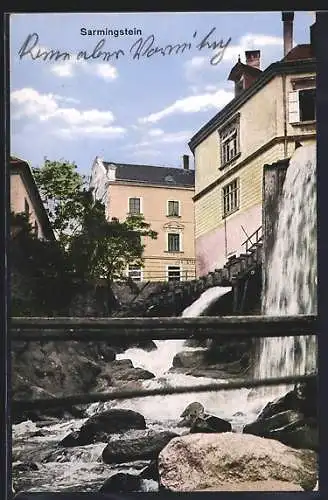 AK Sarmingstein, Ortspartie am Fluss