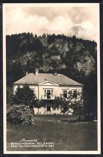 AK Muthmannsdorf, Genesungsheim Felbring Rosenvilla
