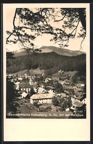 AK Hohenberg /N.-Oe., Totalansicht mit Reisalpe