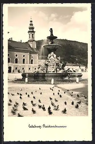 AK Salzburg, Am Residenzbrunnen