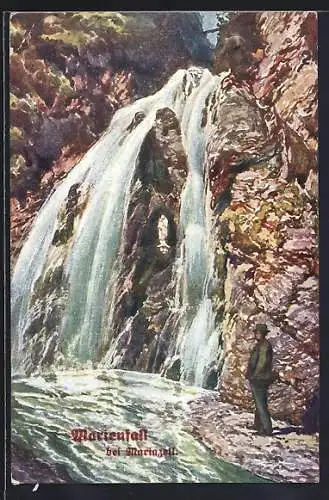 AK Mariazell, Marienfall, Wasserfall