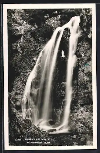 AK Grünau bei Mariazell, Der Marienwasserfall
