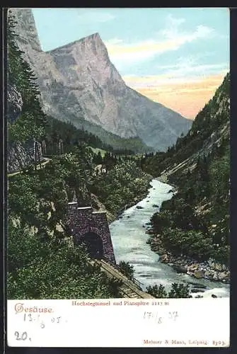AK Gesäuse, Hochstegtunnel und Planspitze