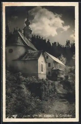 AK Kulm, Kapelle und Gasthaus