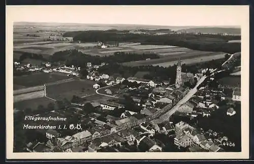 AK Mauerkirchen, Fliegeraufnahme