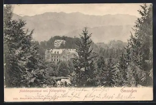 AK Gmunden, Mädchenpensionat und Höllengebirge