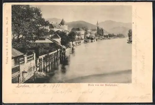 AK Leoben, Blick von der Murbrücke