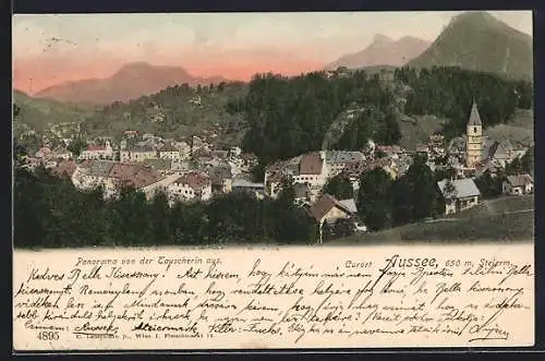 AK Aussee /Steiermark, Panorama von der Tauscherin aus