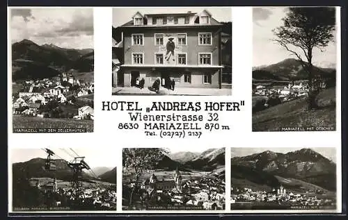 AK Mariazell, Hotel Andreas Hofer Wienerstrasse 32