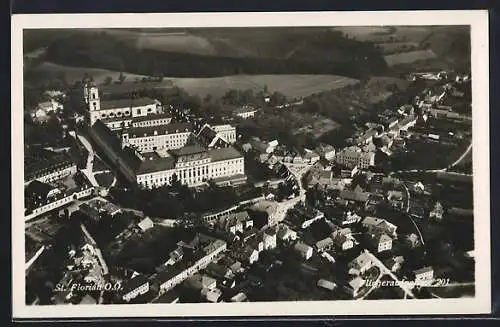 AK St. Florian, Fliegeraufnahme, Schloss