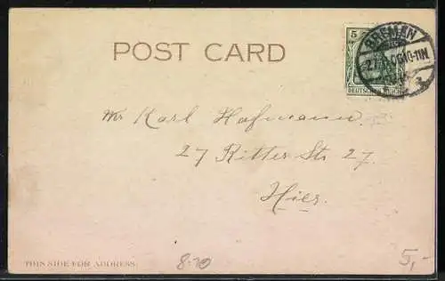 Künstler-AK Mann hinter Gitterstäben einer Gefängniszelle, If you can`t come- write us