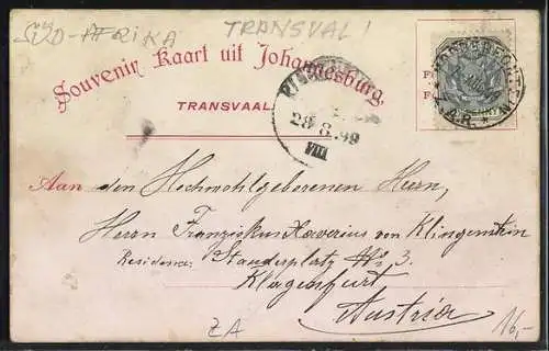 Lithographie Johannesberg, Mutual Buildings, Commisioner Street
