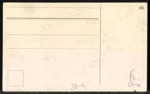 Präge-AK Schneelandschaft in Tannenzweig-Passepartout, Ein frohes Weihnachtsfest