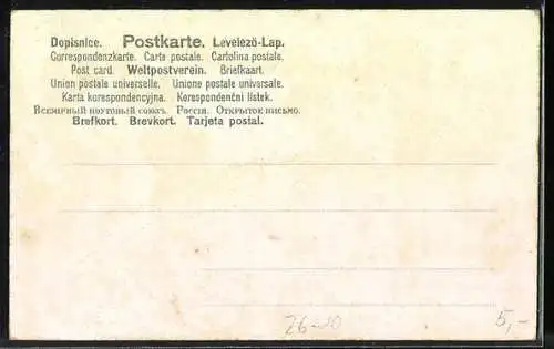 Mondschein-Lithographie Paar im Vollmondlicht auf einem See