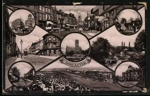 AK Doncaster, St. Georges Church, Doncaster Races, High Street