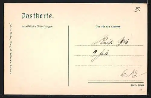AK St. Jodok, Partie an der Kirche