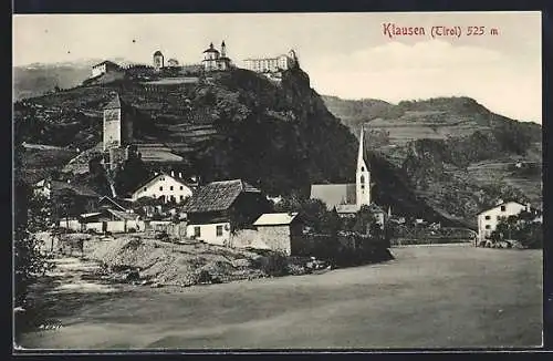 AK Klausen, Ortsansicht mit Kirche