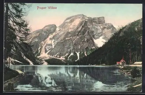 AK Prags, Blick auf den Pragser Wildsee