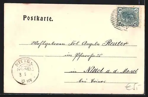 AK Gries, Partie an der Erzherzog Heinrich-Promenade