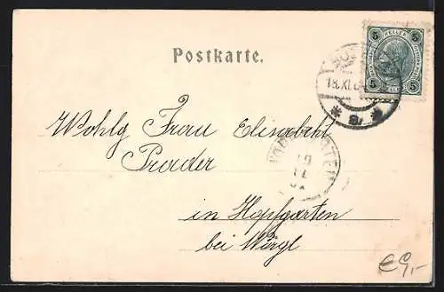 AK Gries, Pension Germania, Erzherzog Heinrich-Promenade