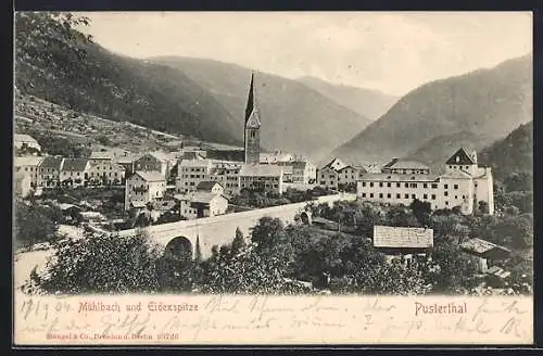 AK Mühlbach, Blick zum Ort