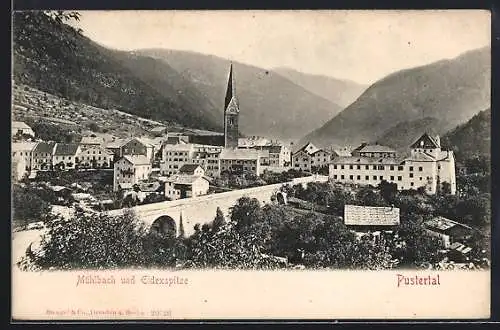 AK Mühlbach, Blick zum Ort