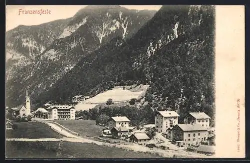 AK Franzensfeste, Teilansicht des Ortes