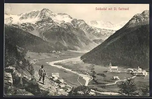 AK St. Gertraud, Blick über den Ort